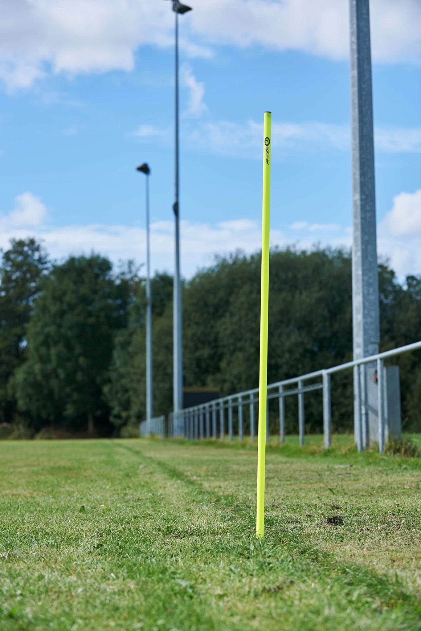 Corner Flag Poles – 4-Pack, 5ft Fluorescent Markers - Optimum
