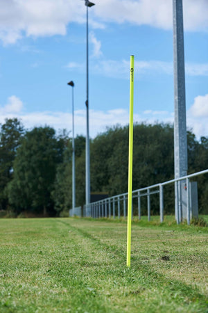 Corner Flag Poles – 4-Pack, 5ft Fluorescent Markers - Optimum