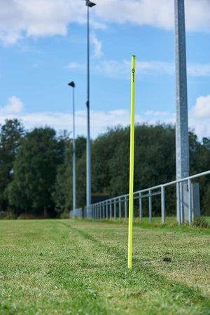Corner Flag Poles – 4-Pack, 5ft Fluorescent Markers - Optimum