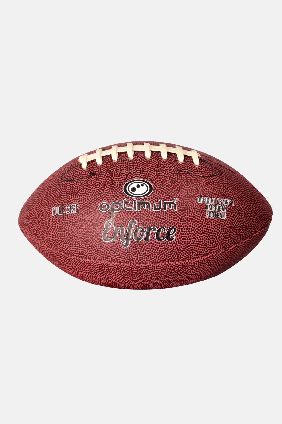 Optimum Enforce American Football, Maroon, Full Size - Optimum