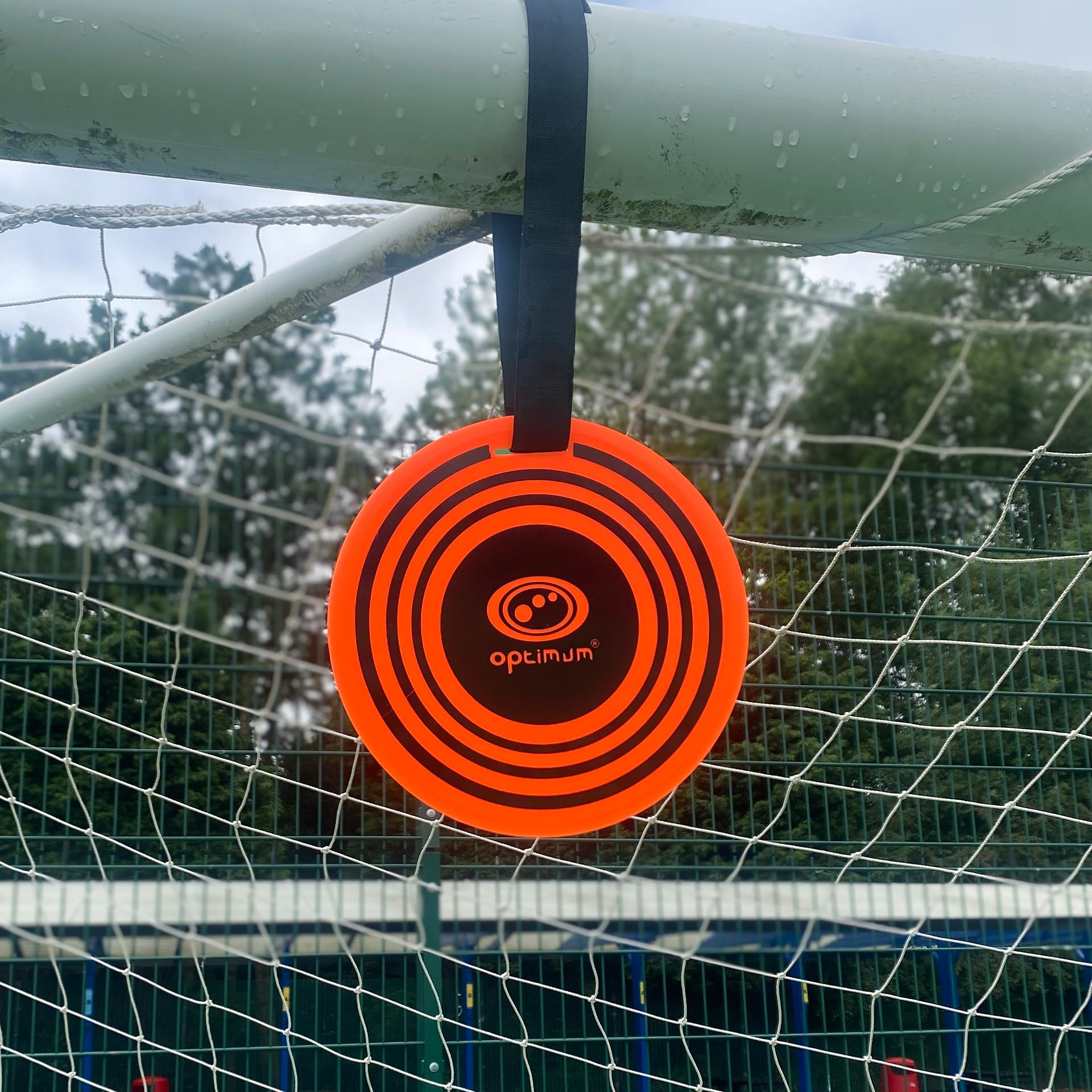 Football Hanging Targets – 2-Pack, 9" Bullseye Training Aid - Optimum