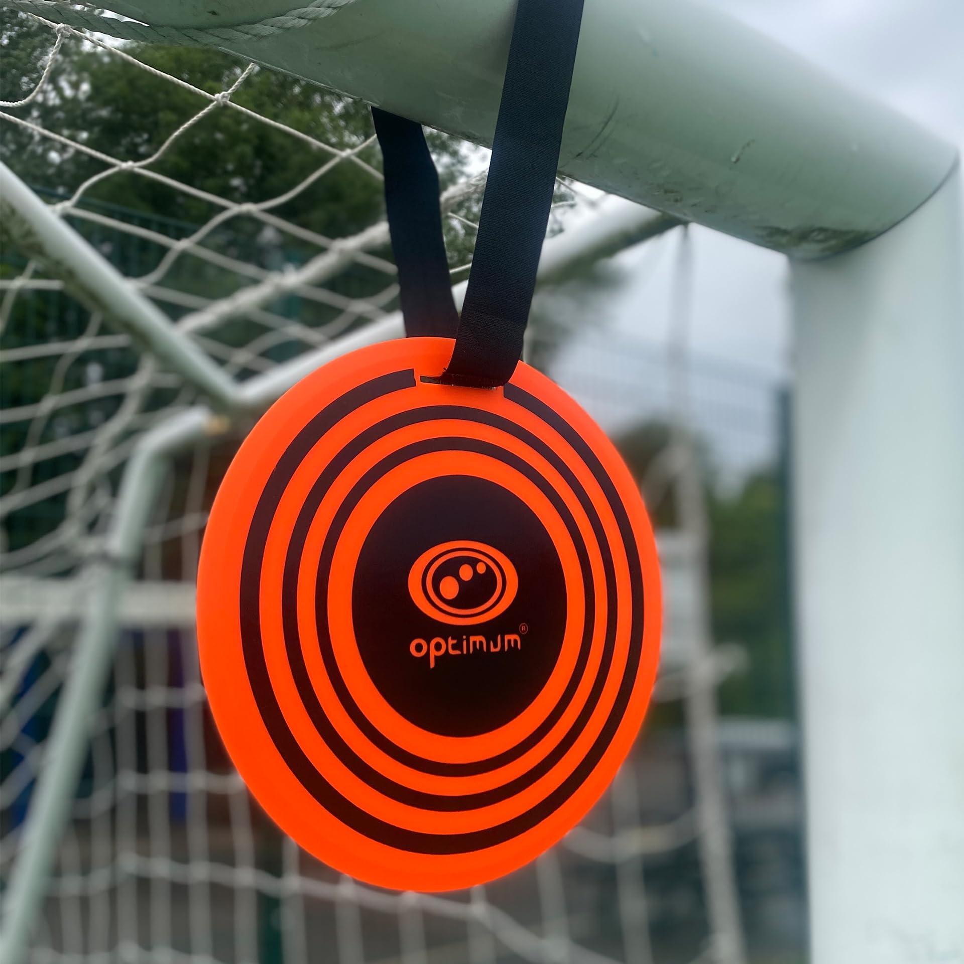 OPTIMUM FOOTBALL SOCCER HANGING TARGET x 2PCS, 9” DIAMETER BULLSEYE - Optimum