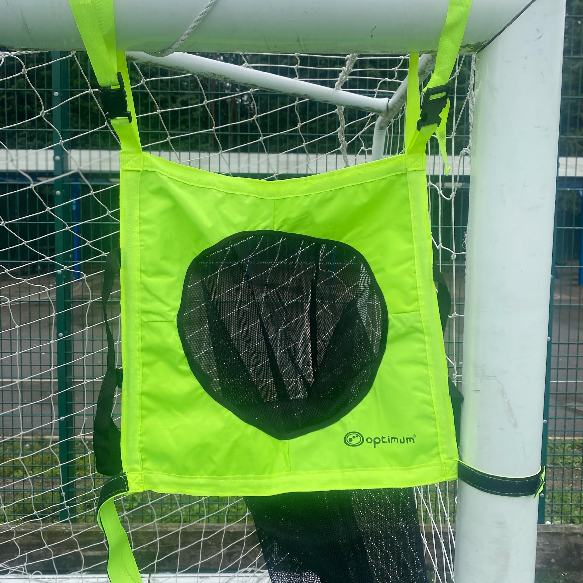 Optimum Football Soccer Target, Mesh Bag Carry Bag, Ball Carrier - Optimum