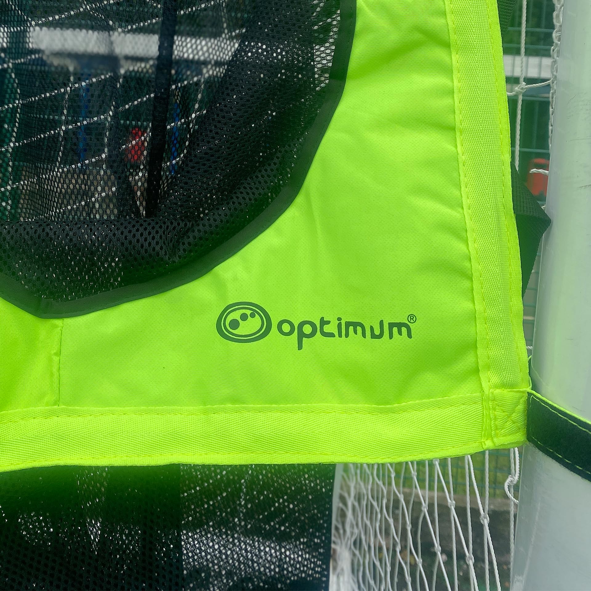 Optimum Football Soccer Target, Mesh Bag Carry Bag, Ball Carrier - Optimum