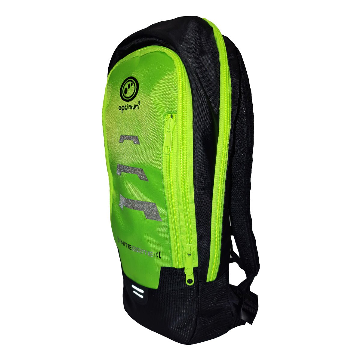 Optimum Hi-Viz Commuter Cycling Bike Backpack, Ultralight Breathable Reflective Mountain Bicycle Rucksack - Optimum