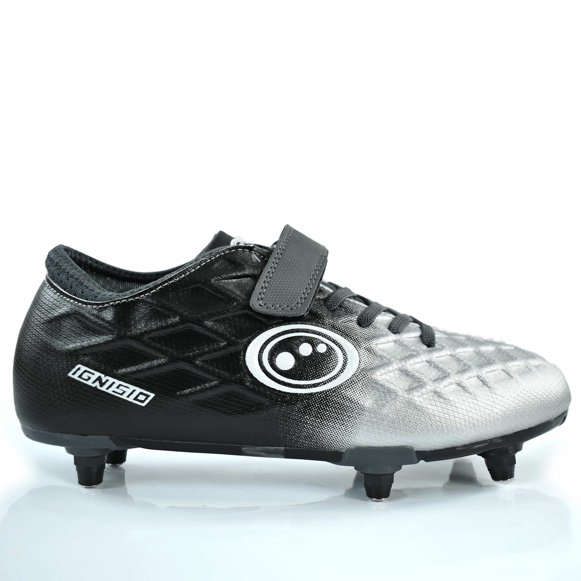 Ignisio Junior Easy Fasten Boot – Silver Fade, 6 Stud - Optimum