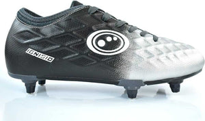 Ignisio Junior Lace-Up Boot – Silver Fade, 6 Stud - Optimum