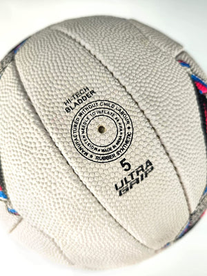 Match Quality Netball Size 5 – Hand-Stitched, Grip Surface - Optimum