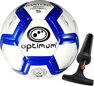 Matrix Match Football – Hand-Stitched Game-Ready Ball - Optimum