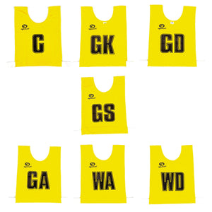 Netball Training Bibs – 7 Pack, Junior & Senior - Optimum