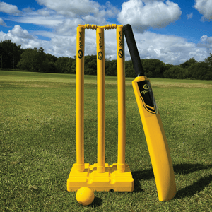 Plastic Cricket Set – Bat, Ball, Stumps & Carry Bag - Optimum