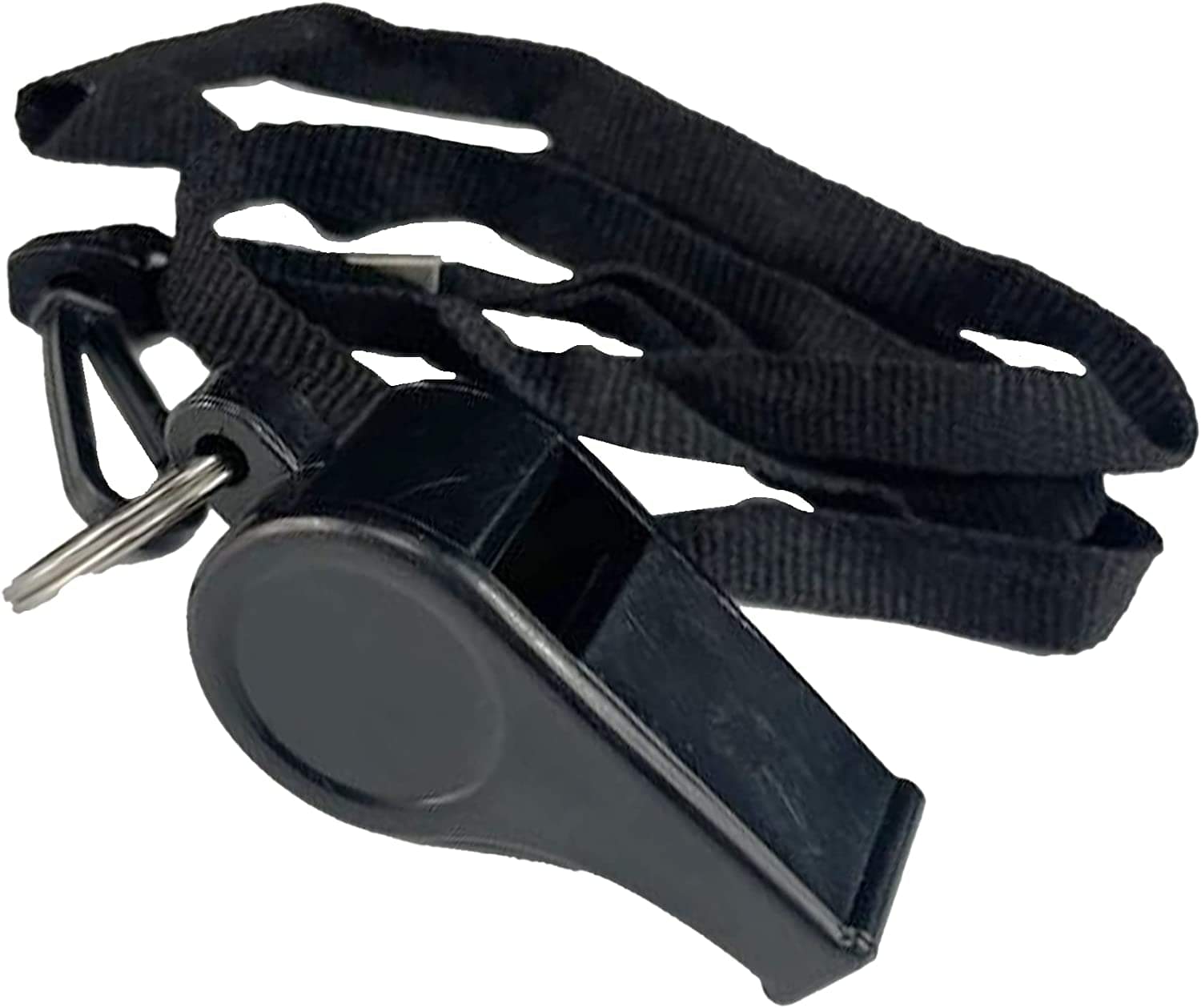 Plastic Sports Whistles with Lanyard – Pack of 2 - Optimum
