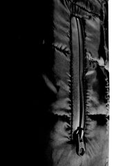 Optimum Quilted Puffer Hooded Jacket BLACK - Optimum