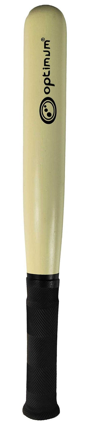 Rounders Bat – Non-Slip Wooden Bat, 18 Inch - Optimum
