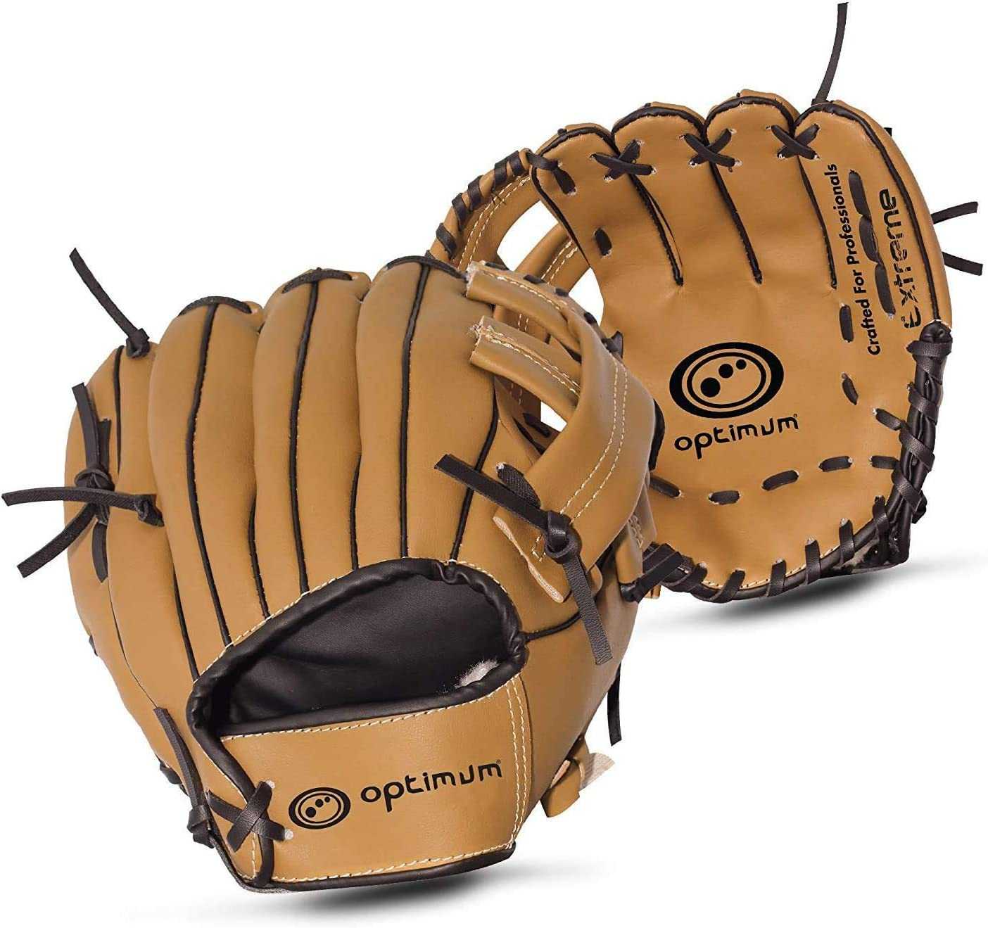 Senior Baseball Glove – Cushioned Palm, Hand-Formed Pocket - Optimum