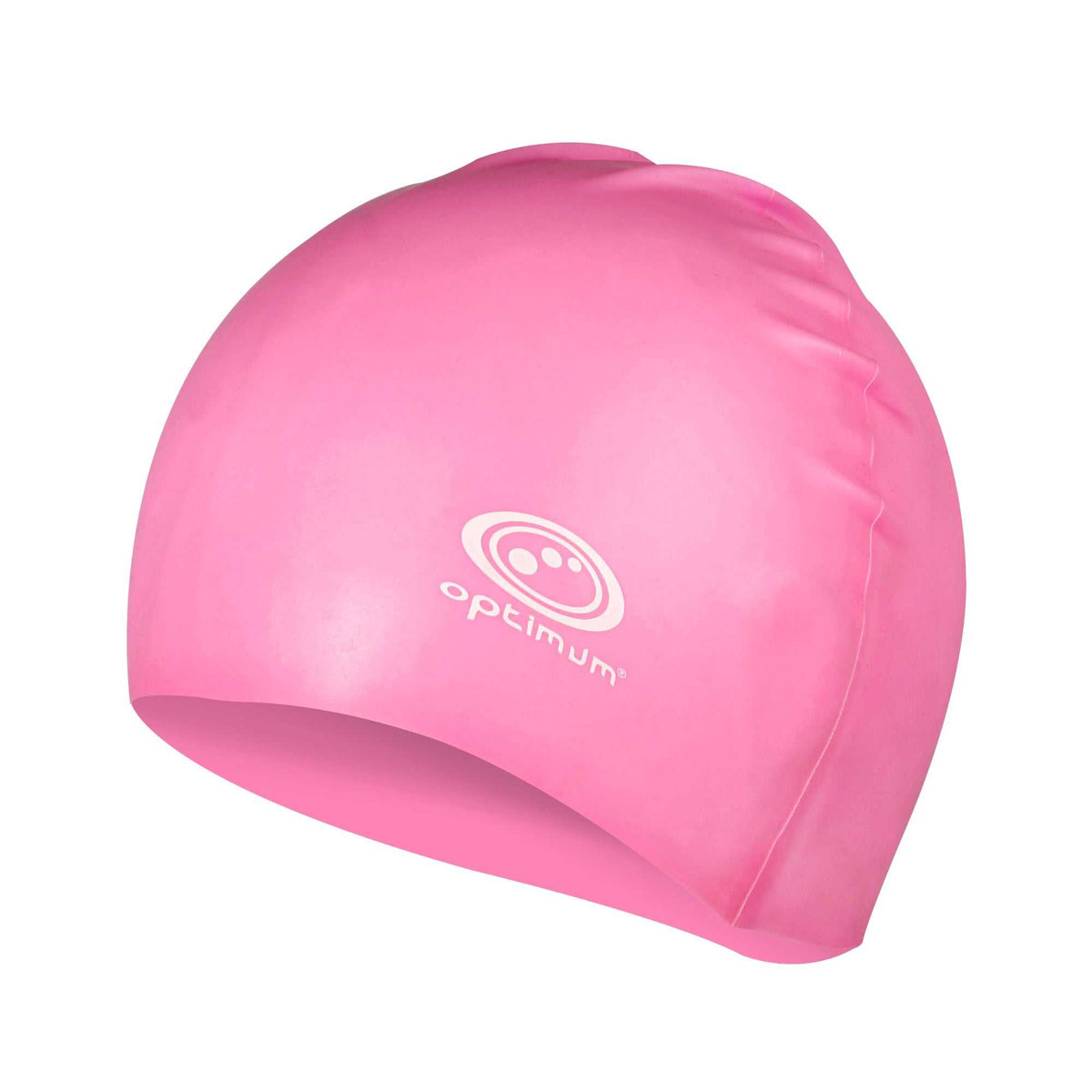 Optimum Sport Swimming Cap Durable Silicone Headgear - Pink - Optimum