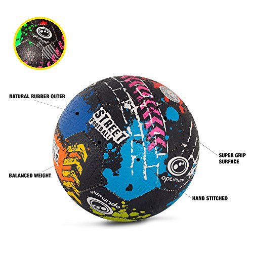 Classic Optimum Street Football - Size Mini, 3,4 & 5 - Optimum