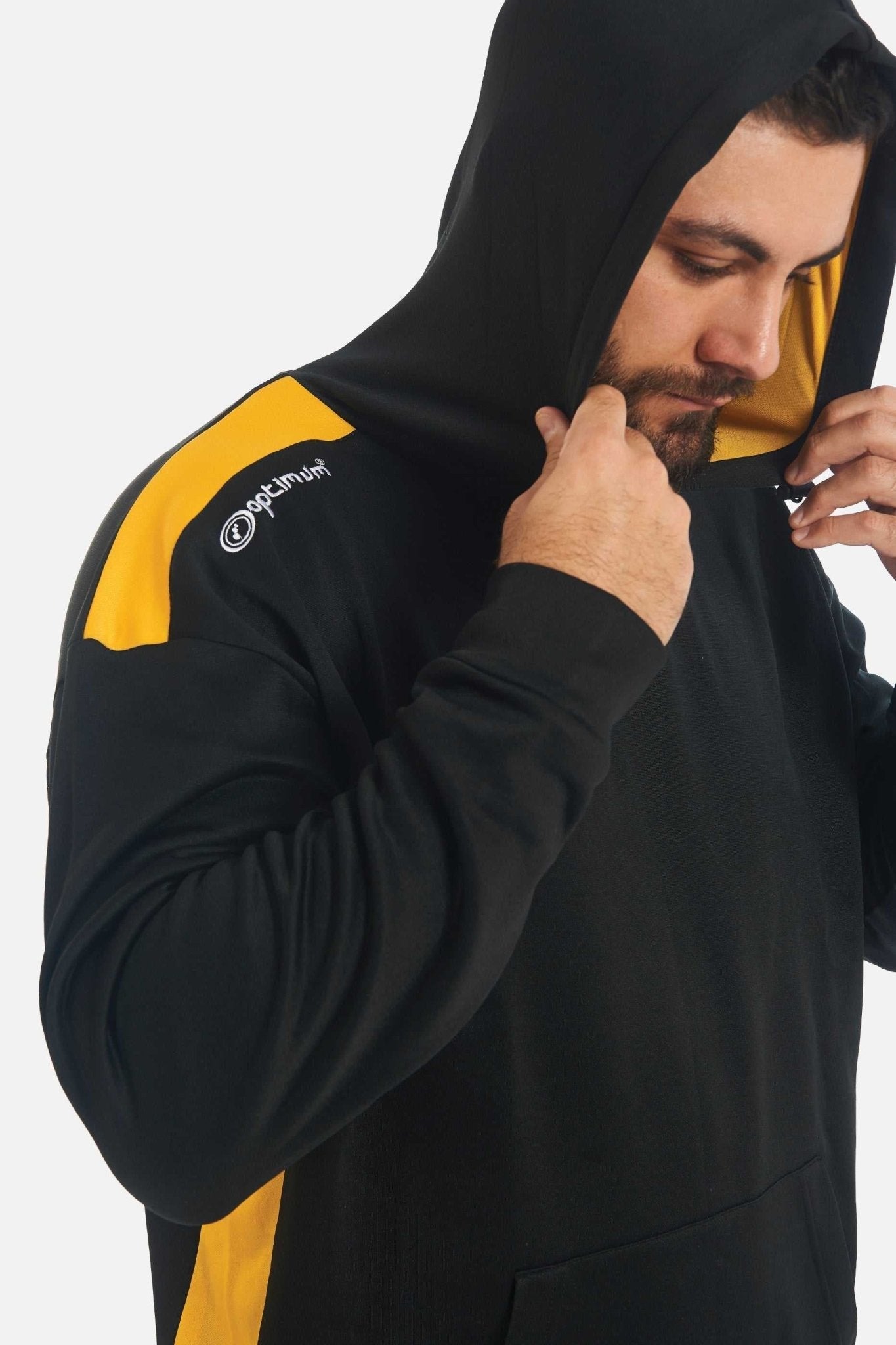 Tempo Men's Sports Hoodie – Brushed Back Thermal, Customisable - Optimum