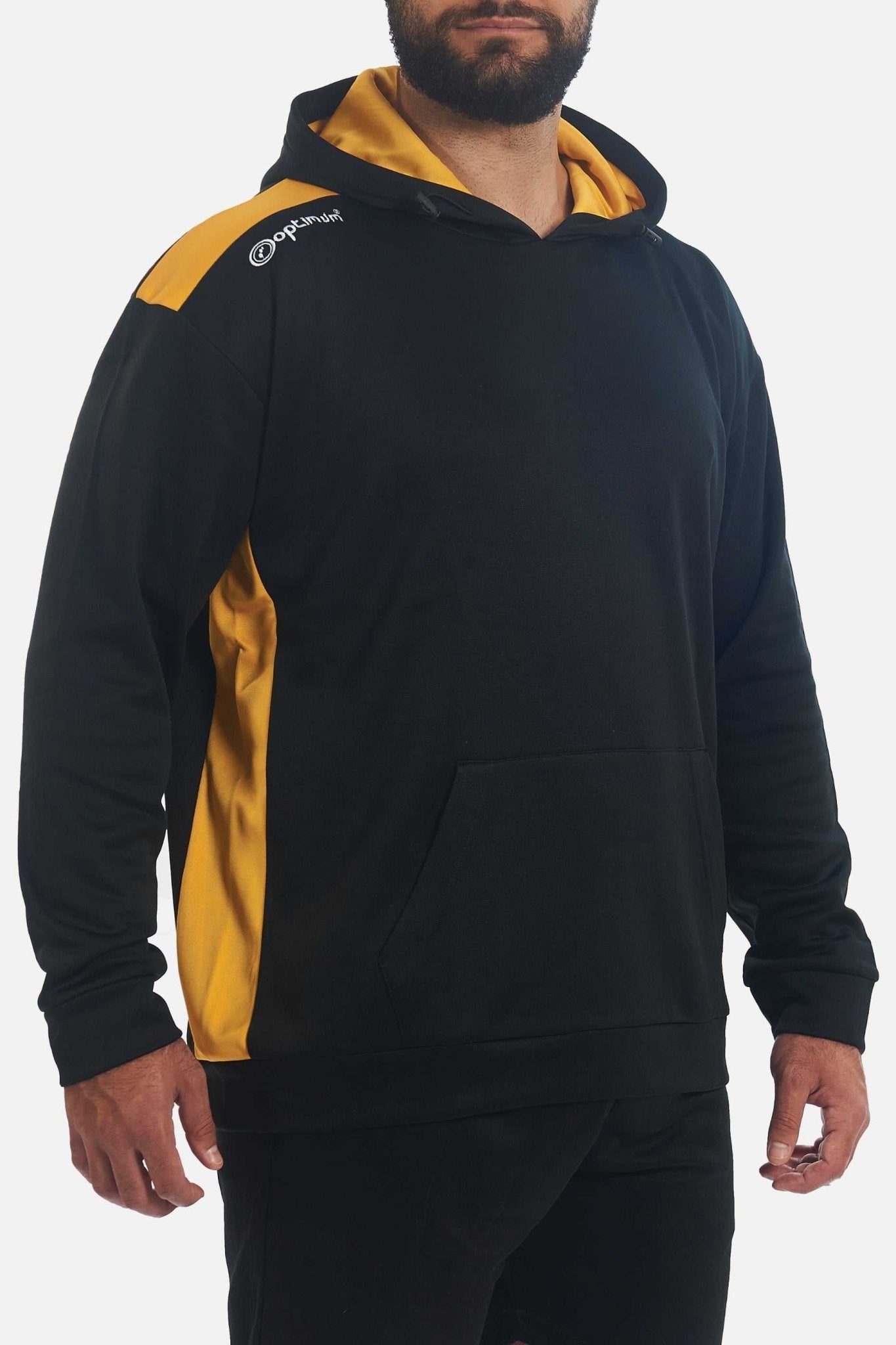 Tempo Men's Sports Hoodie – Brushed Back Thermal, Customisable - Optimum