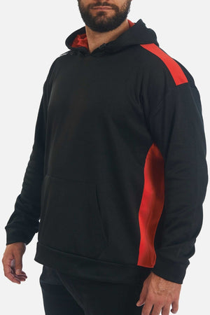 Tempo Men's Sports Hoodie – Brushed Back Thermal, Customisable - Optimum