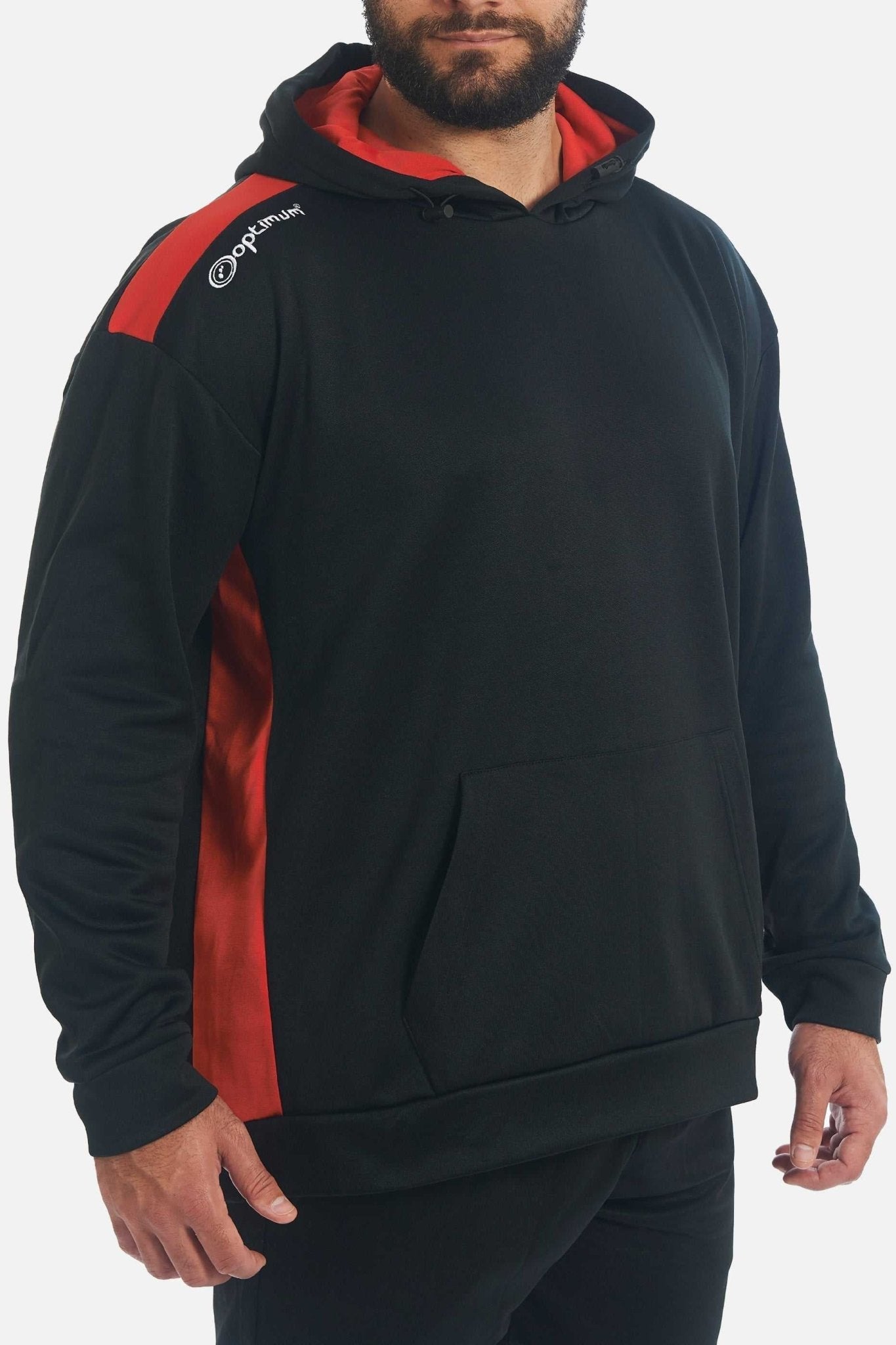 Tempo Men's Sports Hoodie – Brushed Back Thermal, Customisable - Optimum