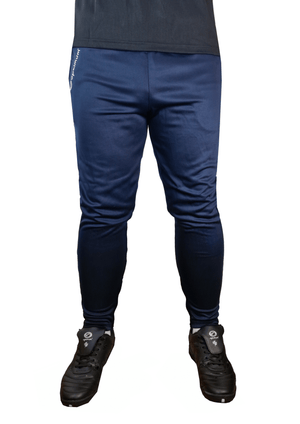 Tempo Skinny Tapered Tracksuit Bottoms – Navy, Stretch, Durable - Optimum