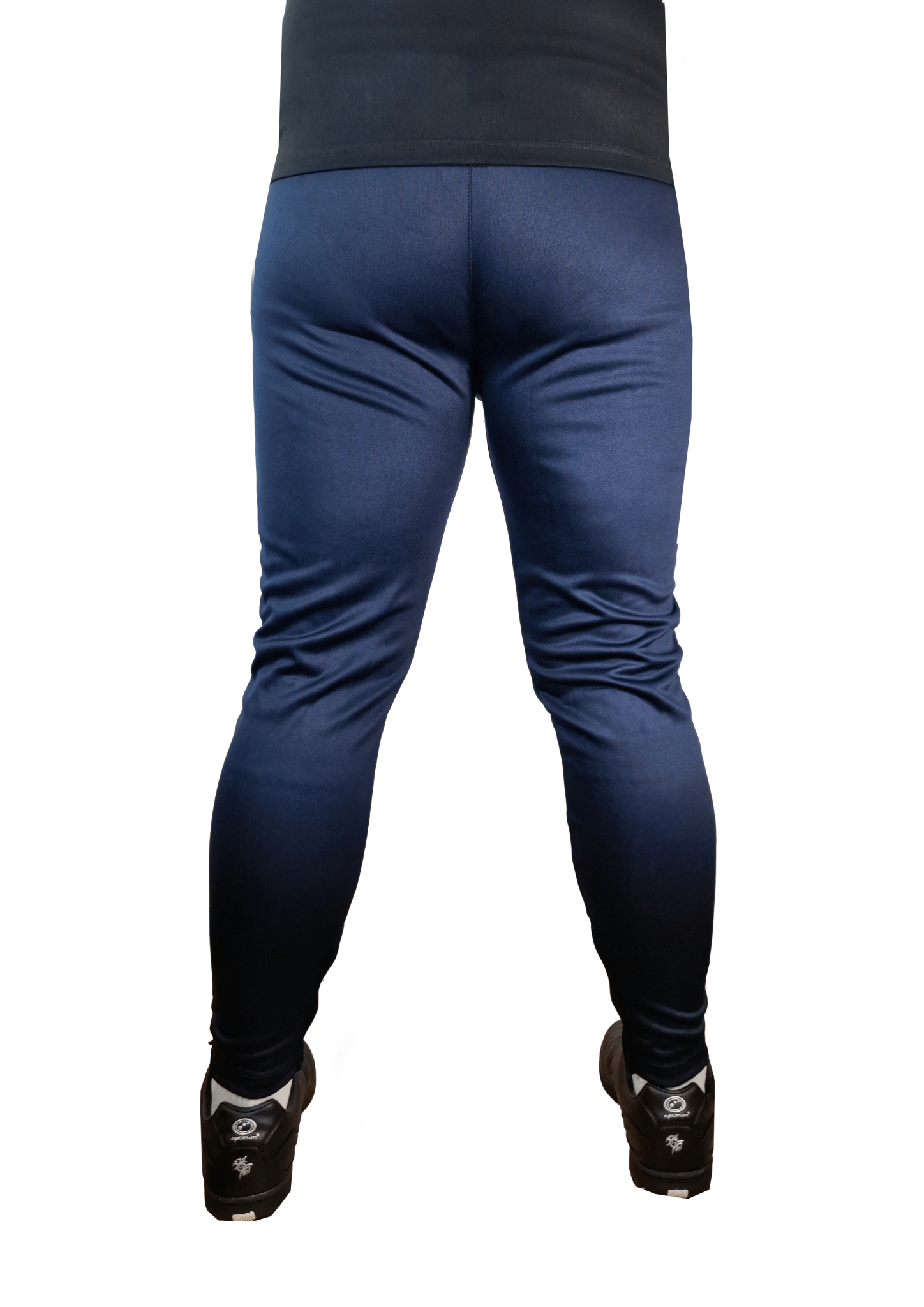Optimum Tempo Skinny Tapered Tracksuit Jogging Bottoms Black Optimum Sport