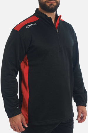 Tempo Sports 1/4 Zip Mid Layer – Thermal, Quick-Dry, Lightweight - Optimum