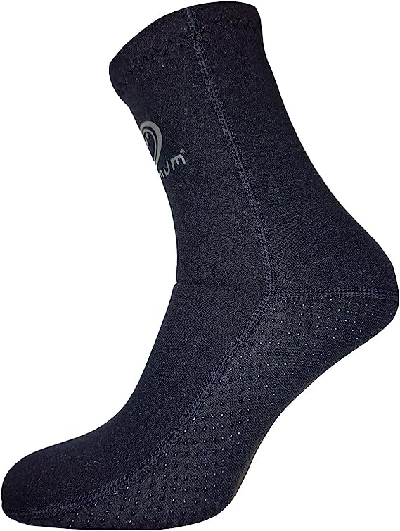 Optimum Wetsuit Neoprene Socks, 3mm Surfing, Diving, Kayaking, Water Sport  Anti Slip Diving Socks for Men and Women - S
