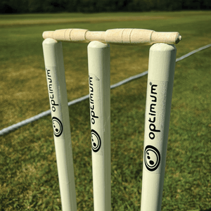 Wooden Cricket Set – Bat, Ball, Stumps & Carry Bag, All Ages - Optimum