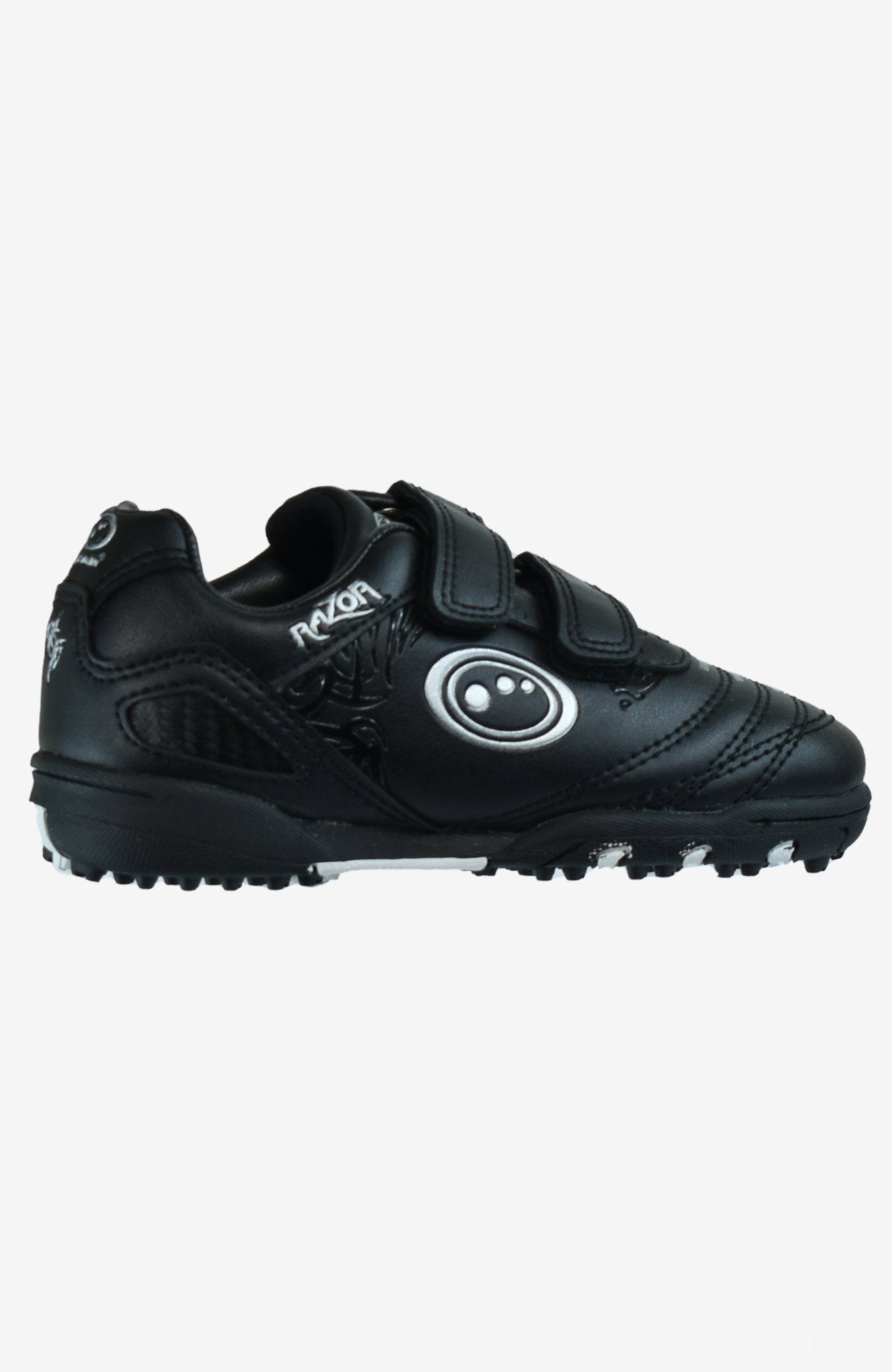 Razor Astro Trainer Black / Silver Football Boots - Optimum