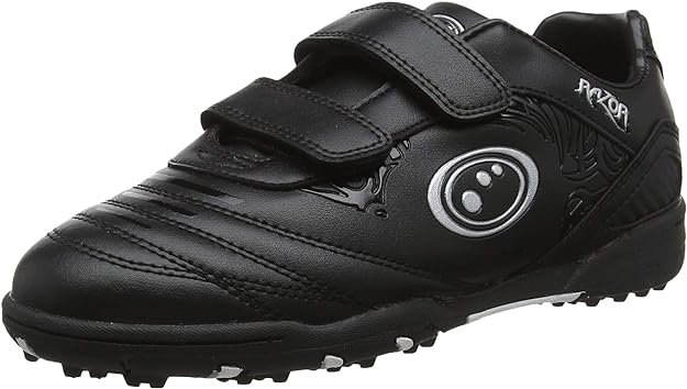 Razor Junior Astro Trainer Boots – Black/Silver, Sizes 8-13, 1-6 - Optimum