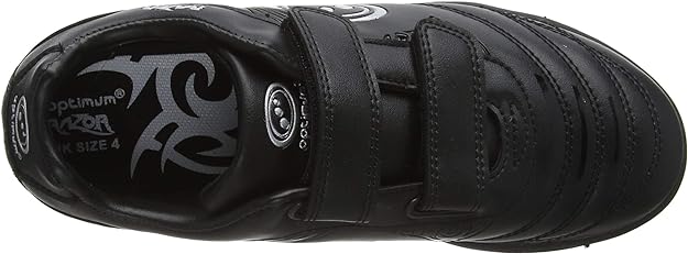 Razor Junior Astro Trainer Boots – Black/Silver, Sizes 8-13, 1-6 - Optimum
