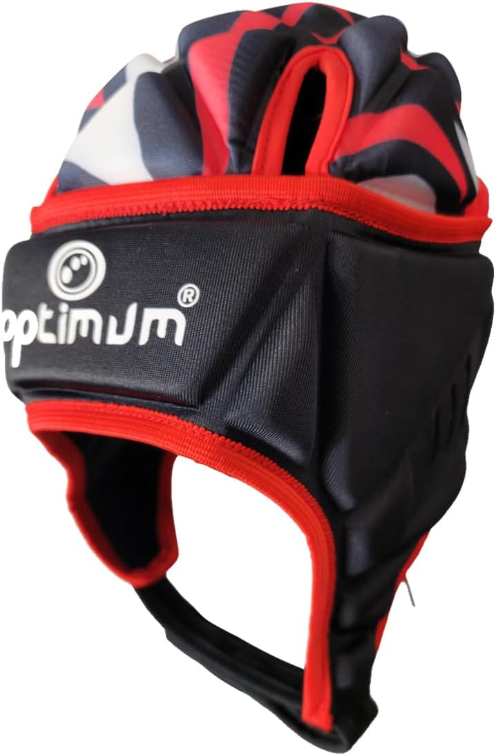 Optimum Razor Headguard Red – Lightweight, Comfy Fit, Sizes XXS-XS-S-M-L - Optimum
