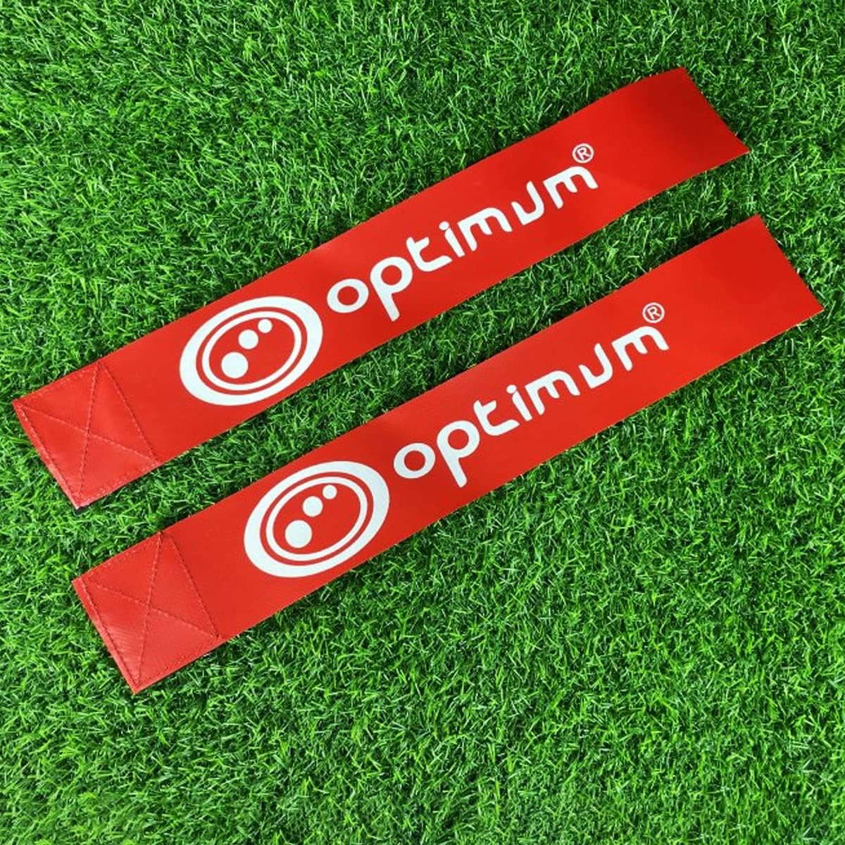 Red Tackle Belt & Flags Rugby Football Training Essentials - Optimum