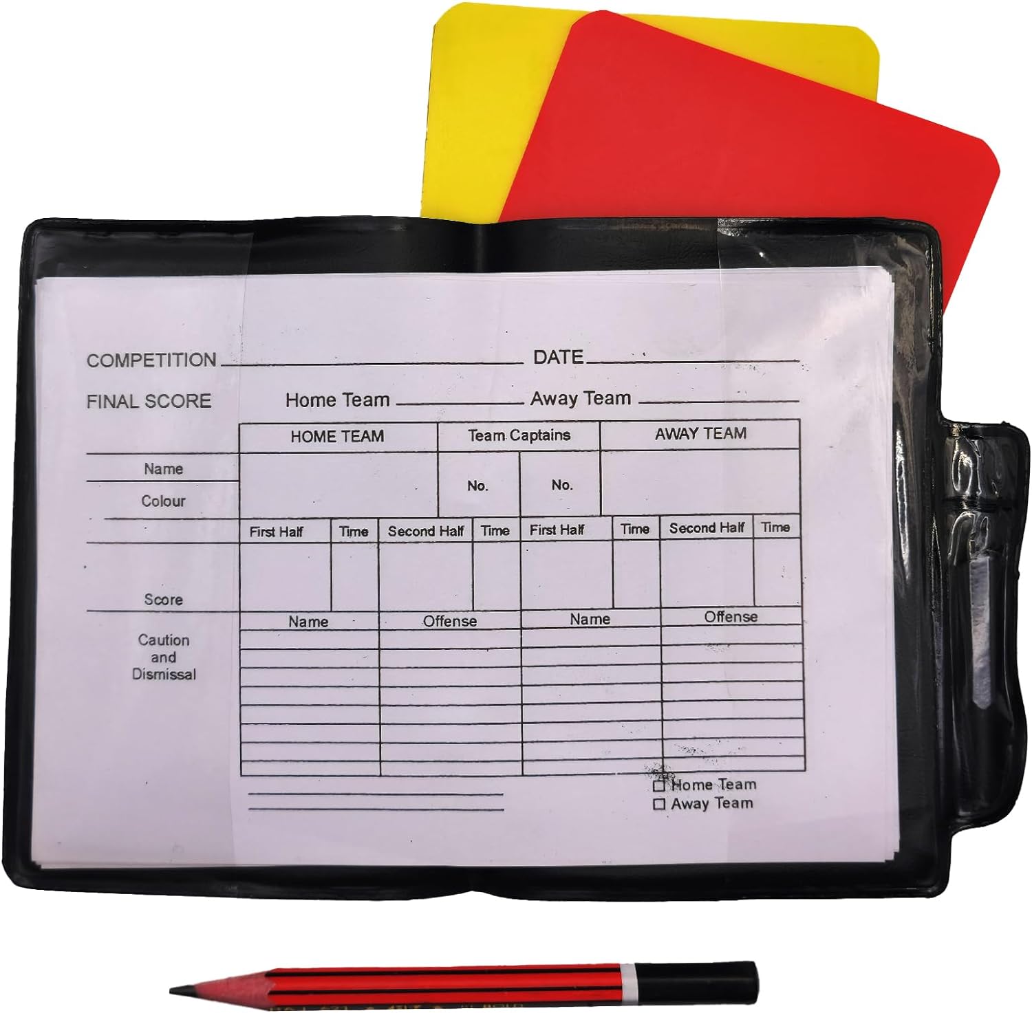 Optimum Football Referee Cards, Red and Yellow, One Size - Optimum