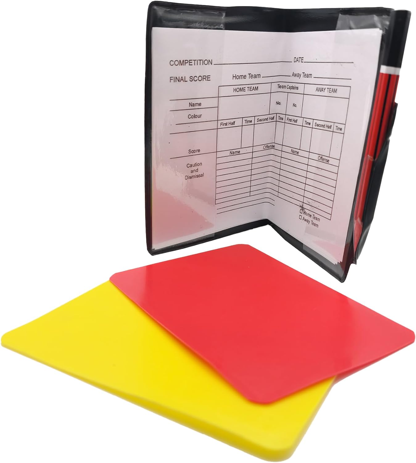 Optimum Football Referee Cards, Red and Yellow, One Size - Optimum