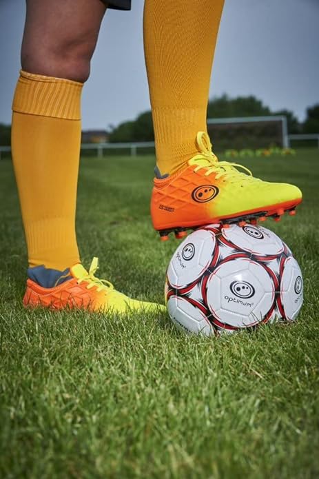 Senior Aztec Orange Ignisio Lace Up Football Boot - Optimum