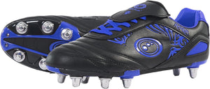 Senior Blue Razor 8 Stud Rugby Boot – Durable, Secure Fit, Stylish - Optimum