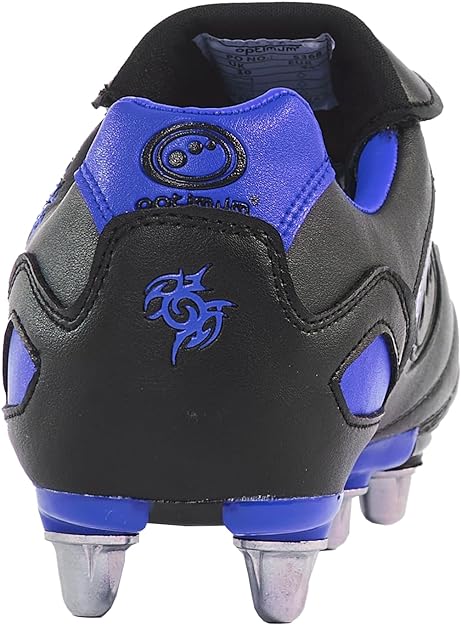 Senior Blue Razor 8 Stud Rugby Boot – Durable, Secure Fit, Stylish - Optimum