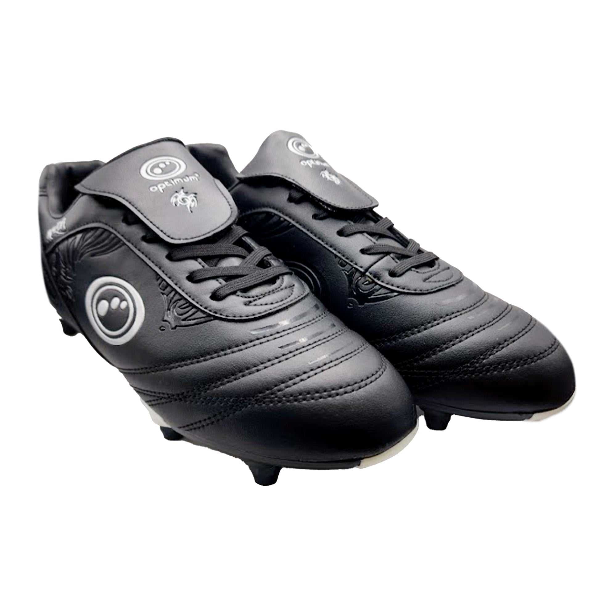 Senior Razor Lace Up 6 Stud Football Boots - Optimum