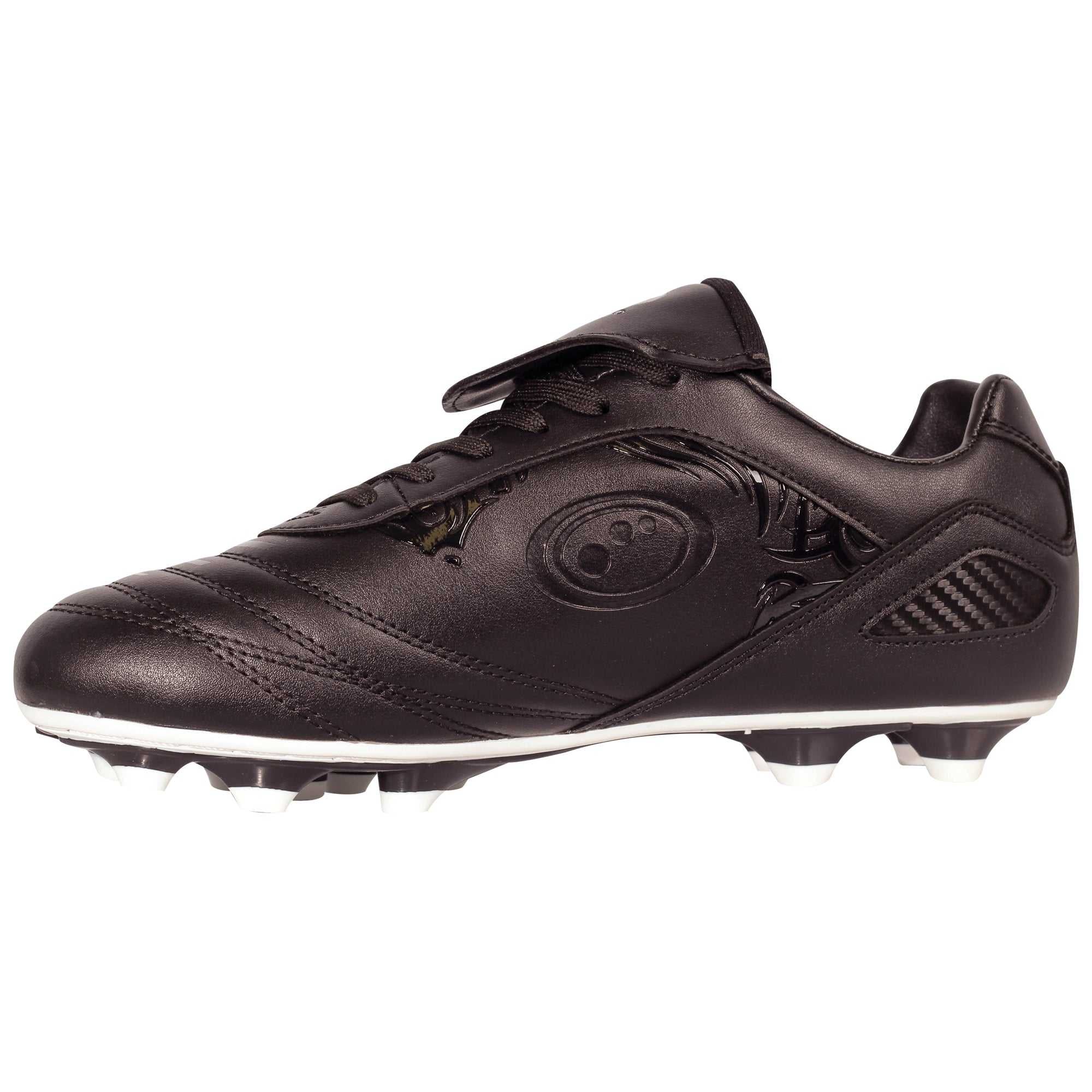 Senior Silver Razor Lace-Up Football Boot – Moulded Studs, Sizes 7-13 - Optimum