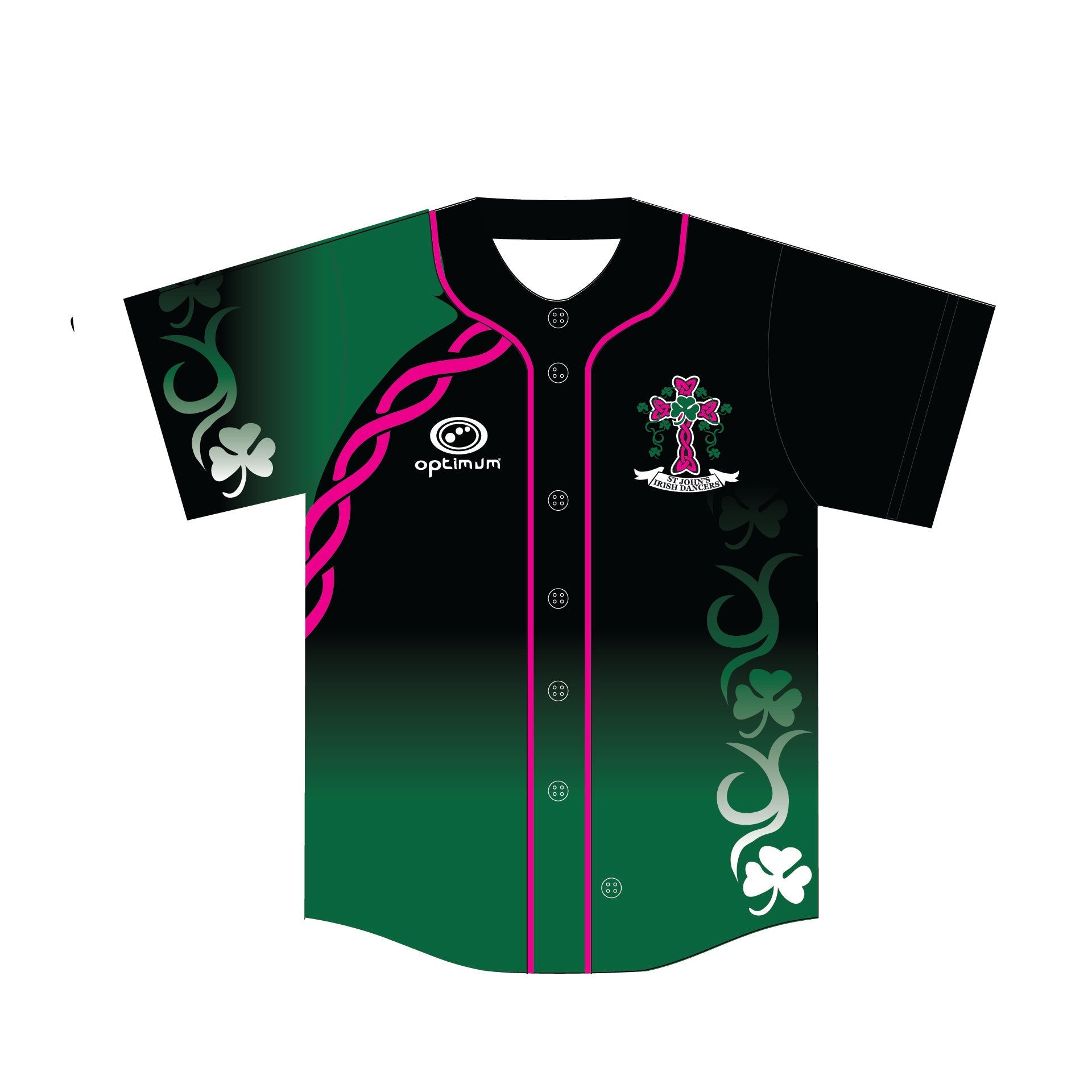 St John's irish dancers Baseball Top - Optimum