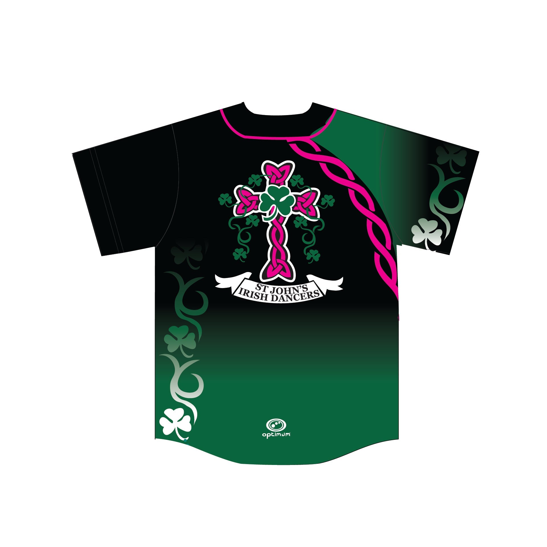 St John's irish dancers Baseball Top - Optimum