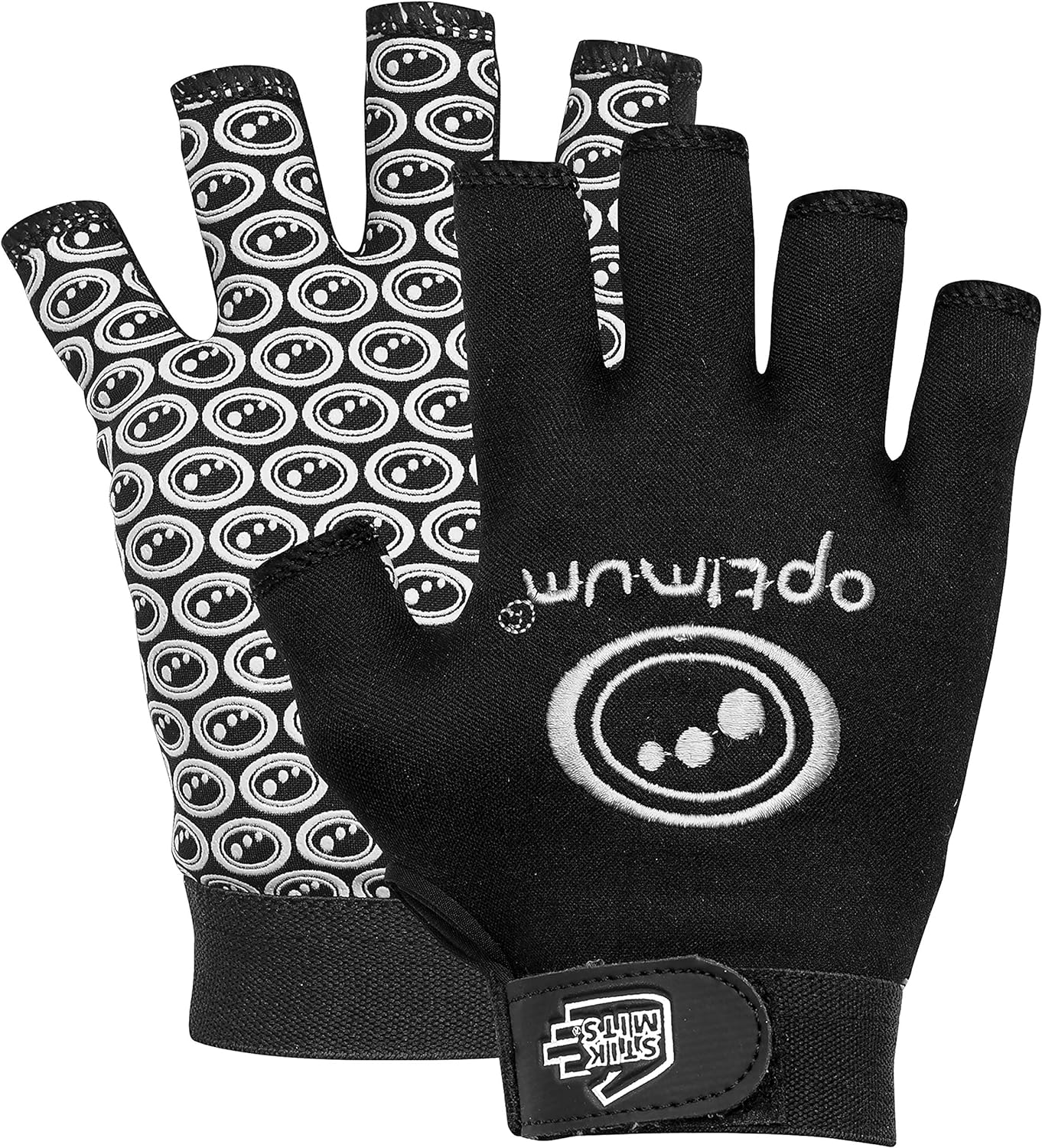Optimum Stik Mits Gloves - Breathable and Moisture Wicking - Black - Optimum