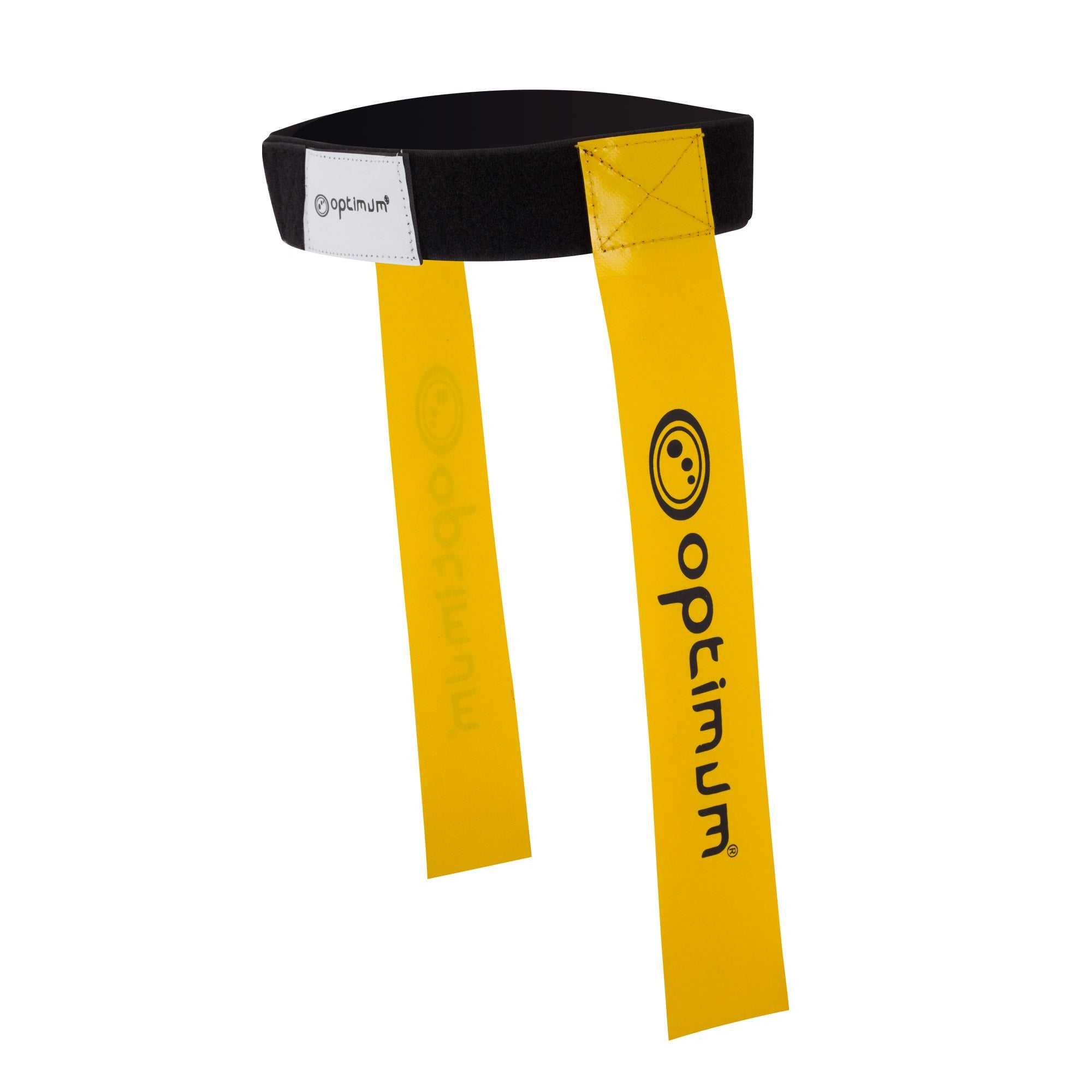 Optimum TBFB Touch Rugby Tackle Tag Belt Flags - Yellow - Optimum