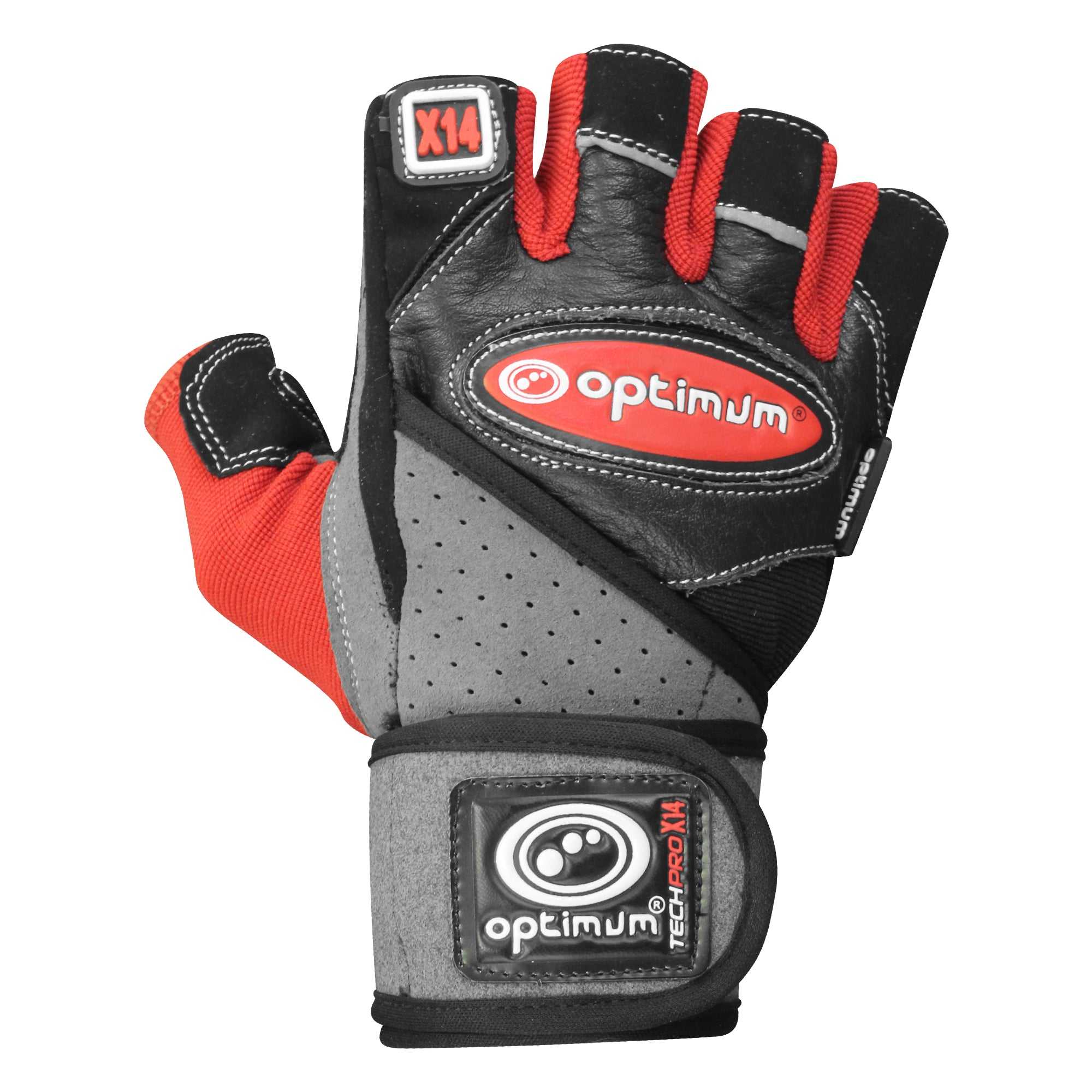 Techpro X14 Weight Lifting Gloves - Optimum