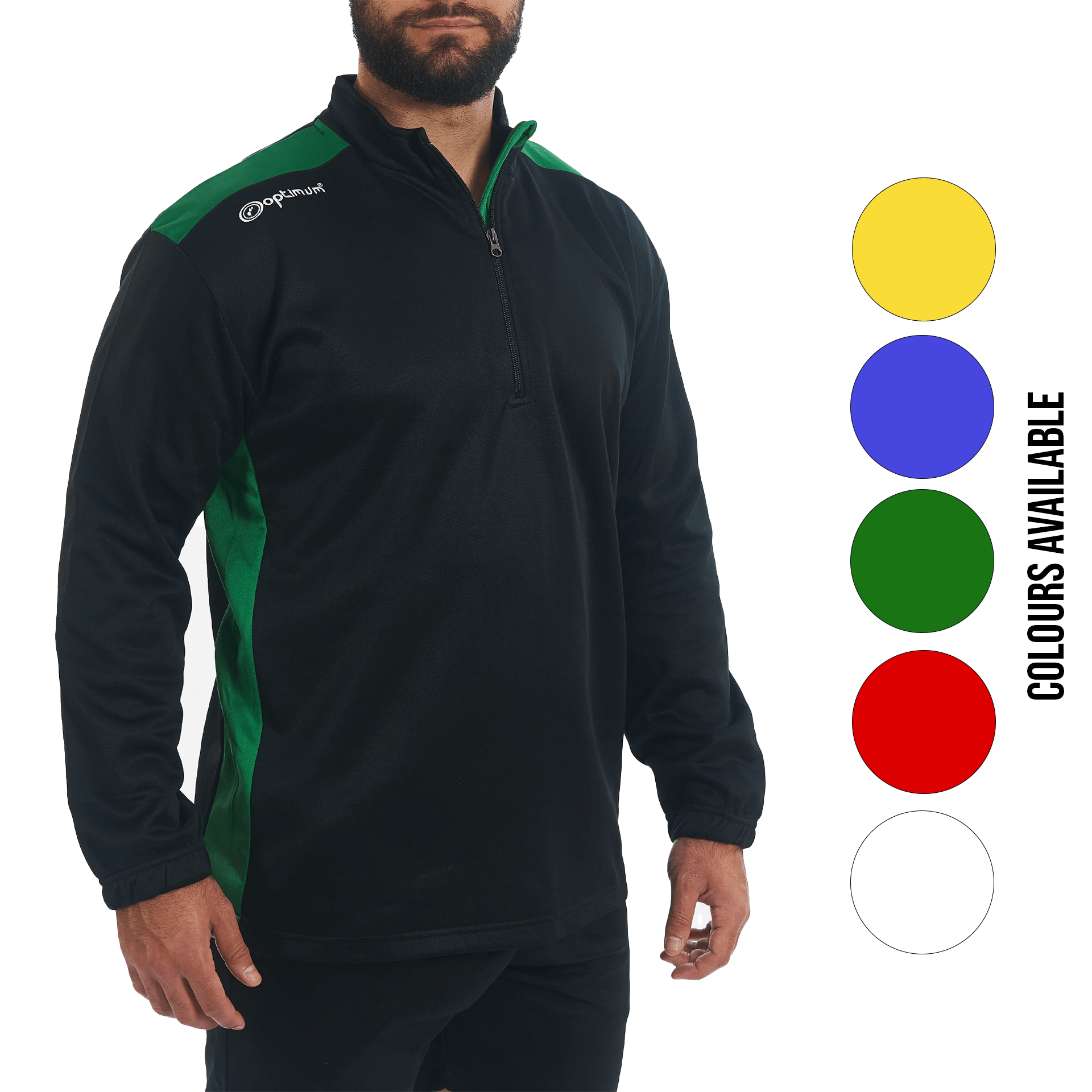 Tempo Sports 1/4 Zip Mid Layer – Thermal, Quick Dry, Lightweight - Optimum