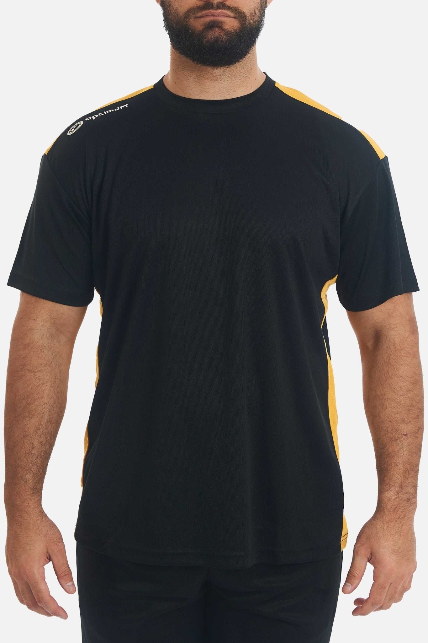 Optimum Tempo Sport-Tech Performance T-Shirt - Quick Dry, Breathable Polyester Tee for Gym, Running & Team Sports - Optimum