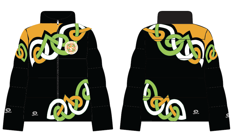 The Shamrock School Irish Dance Puffer Jacket - Optimum